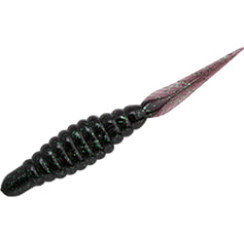 Silicone Bait Breath Flat Pintail 4.5" #156 Junebug/Green (8 pcs)