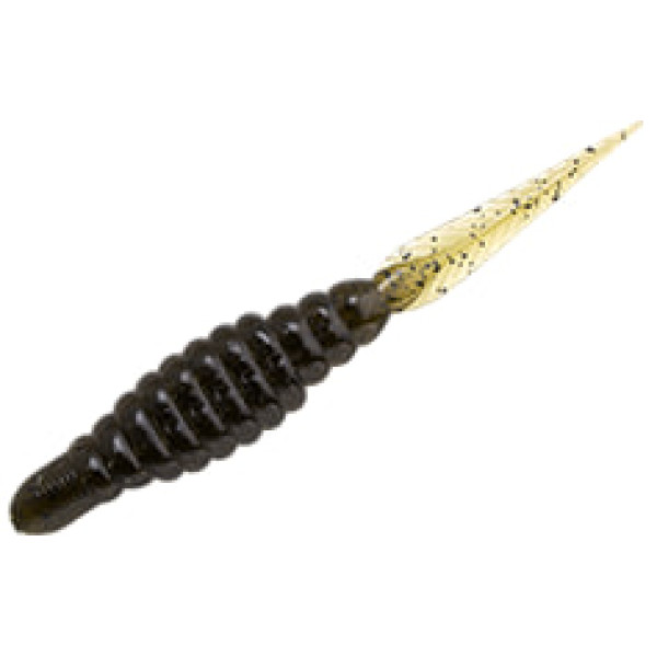 Silicone Bait Breath Flat Pintail 4.5" #817 Dark Green Pumpkin|/Seed (8 pcs)