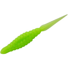 Silicone Bait Breath Flat Pintail 4.5" #S813 Glow Lime Chart (8 pcs)