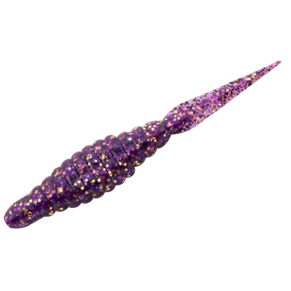 Silicone Bait Breath Flat Pintail 4.5" #S848 Purple PG (8 pcs)