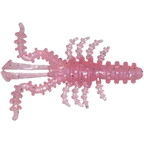 Silicone Bait Breath Saltwater Mosya 1.5" (14 pcs/pack) #S849 Lively Pink