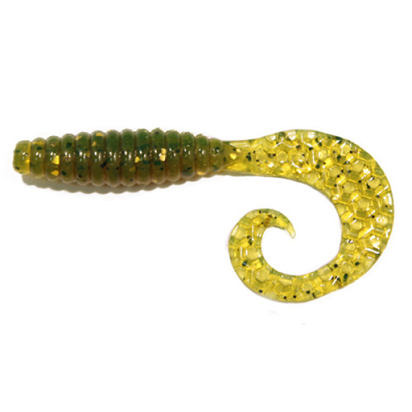Silicone Bait Breath Curly Grub 2.5"(12pcs/pack)#s868