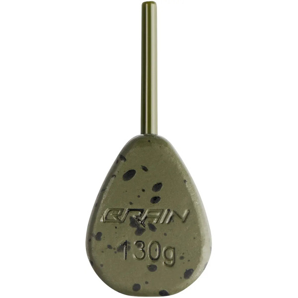 Грузило Brain In-Line Flat Lead 110g 2шт/уп green