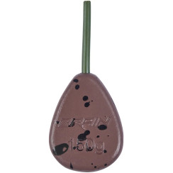 Грузило Brain In-Line Flat Lead 100g 2шт/уп brown