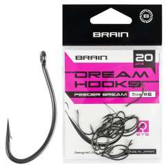 Крючок Brain Dream Hooks Feeder Bream #10 (20шт/уп)