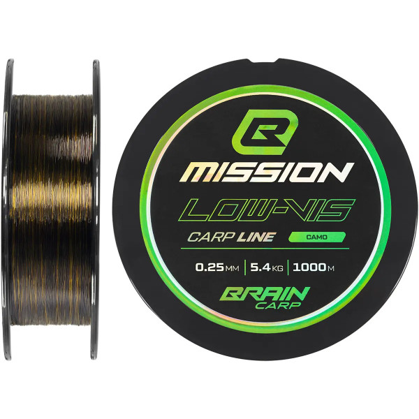 Brain Mission Carp Line (Camo) 1000m 0.25mm 5.4kg