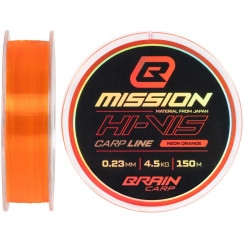 Brain Mission Carp Line (Neon Orange) 150m 0.23mm 4.5kg