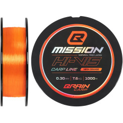 Brain Mission Carp Line (Neon Orange) 1000m 0.23mm 4.5kg