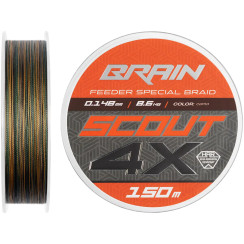 Brain Scout 4X (2026) 150m (camo) 0.183mm 11.9kg cord