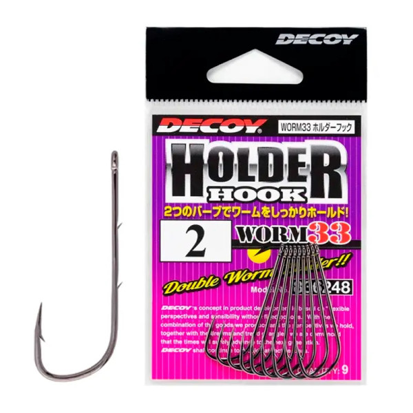 Крючок Decoy Worm 33 Holder Hook #1 (9 шт/уп)
