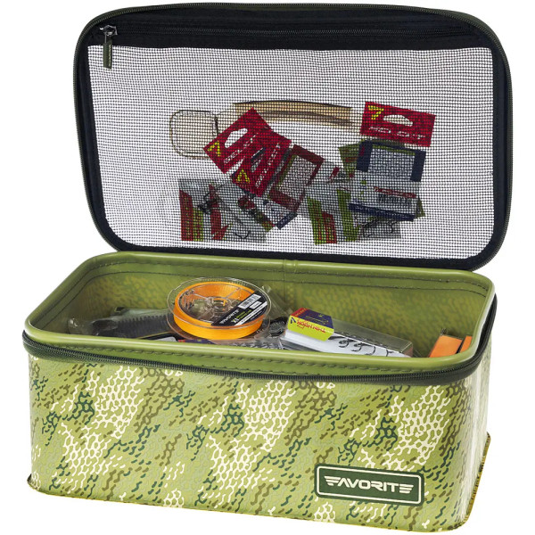 Коробка Favorite Eva Tackle Box TCLB-L 335x205x130mm Khaki