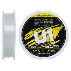 Флюорокарбон Favorite U1 FC 30m #1.0/0.165mm 4.2lb/1.92kg