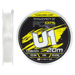 Флюорокарбон Favorite U1 FC 7m #35/0.98mm 116.8lb/52.97kg