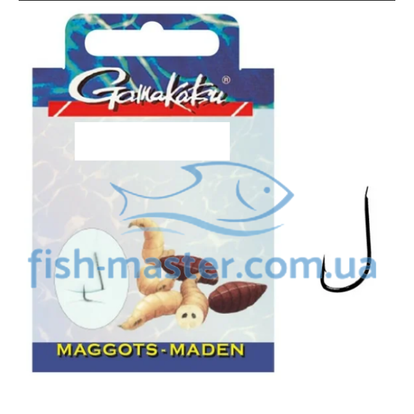 Крючок Gamakatsu BKS-1010B Maggots 45cm Bronze #16 10шт 0.10mm 