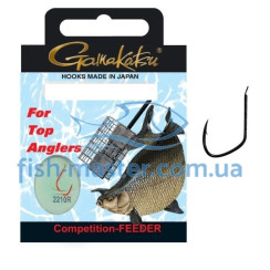 Гачок Gamakatsu BKS-2210R Bream Feeder 100cm Red #10 10шт 0.16mm