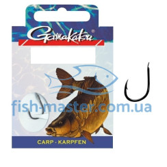 Гачок Gamakatsu BKS-3510F Carp 60cm Black #4 10шт 0.25mm