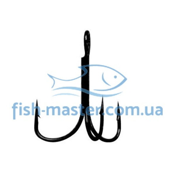 Гачок Gamakatsu потрійний Treble 17 Black #10 10шт