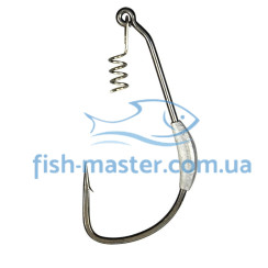 Гачок Gamakatsu офсетний Weighted Superline Spring-Lock 3.5gr #4/0 4шт
