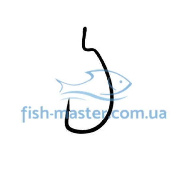 Гачок Gamakatsu офсетний Worm 323 Monster Black #4/0 4шт