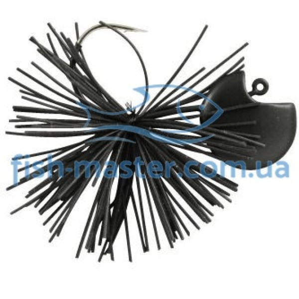Гачок Gamakatsu Rubber Jig Wacky Head Black 3.5g 2шт