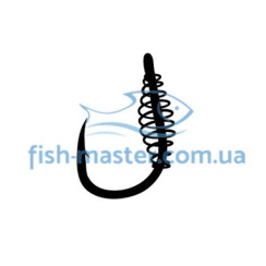 Gamakatsu LS-3323F Spiral Hook N/L Black #6 5pcs