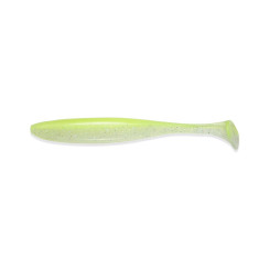 Silicone Keitech Easy Shiner 4" (7 pcs/pack) c:#484T Chartreuse Shad
