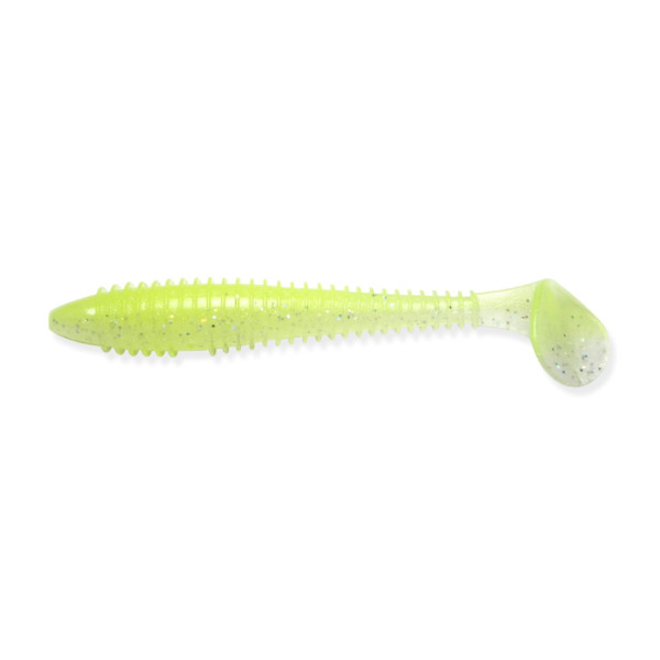 Силікон Keitech Swing Impact FAT 3.8" (6 шт/уп) ц:484T Chartreuse Shad