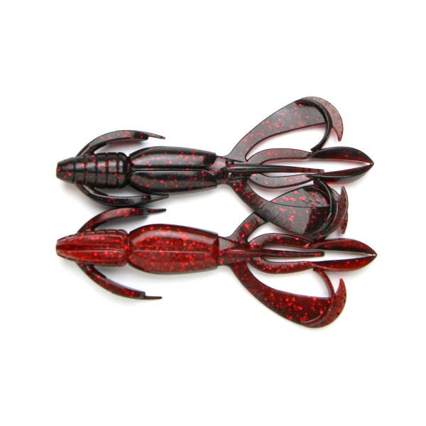 Keitech Crazy Flapper 2.8" Silicone (8 pcs/pack) color: 411T Black Cherry