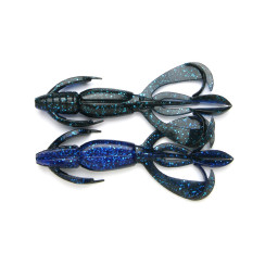 Keitech Crazy Flapper Silicone 2.8" (8 pcs/pack) color: 413 black blue