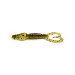 Силикон Keitech Little Spider 3.5" (5 шт/упак) ц:401T Green Pumpkin Chartreuse