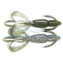 Keitech Crazy Flapper Silicone 2.8" (8 pcs/pack) Color: 460 Silver Flash Craw
