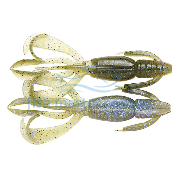 Keitech Crazy Flapper Silicone 2.8" (8 pcs/pack) color: 464 Electric Green Craw