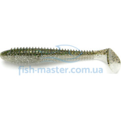 Силікон Keitech Swing Impact FAT 3.8" (6 шт/упак) ц:416 silver flash minnow