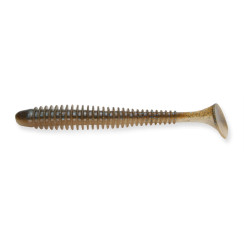 Keitech Swing Impact 4" Silicone (8 pcs/pack) color: 434T Blue Back Cinnamon