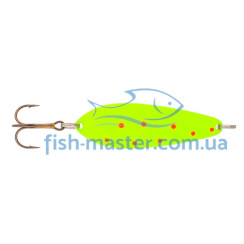 Блешня Kuusamo Latka 70мм 25g#R/FYe-FYe