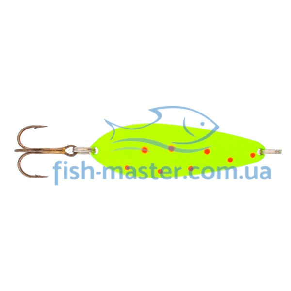 Блешня Kuusamo Latka 70мм 25g#R/FYe-FYe
