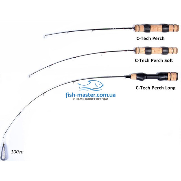 Вудка зимова Lucky John C-Tech PERCH Soft 50cm