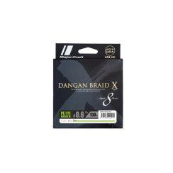 Cord Major Craft Dangan X X8 150m (Light Green) #0.6/0.06mm 12lb/5.4kg
