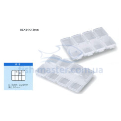 Meiho Clear Case C-800ND box: transparent