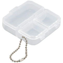 Meiho Square 3 Case 66x66x18mm Clear Box