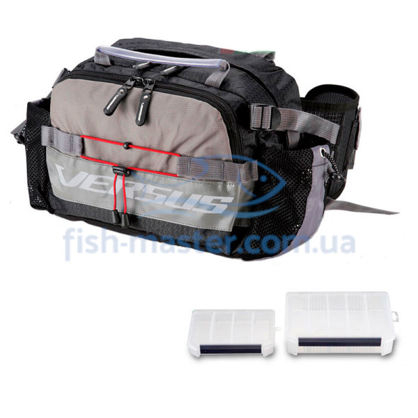 Meiho VS-B6070 belt bag grey/black