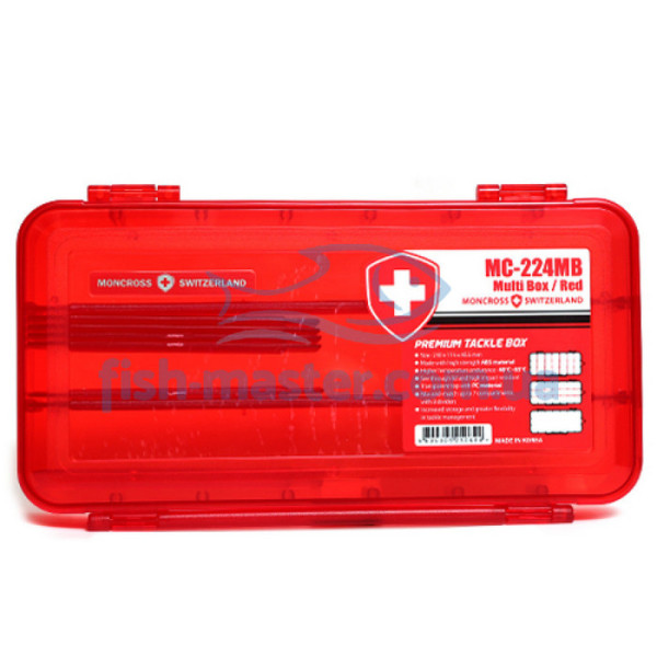 Lure box Moncross MC-224MB Red