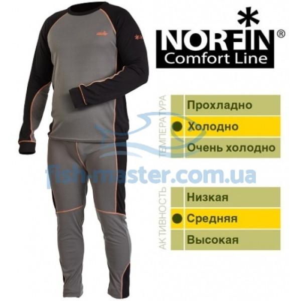 Термобелье Norfin Comfort Line (серое) XXXL