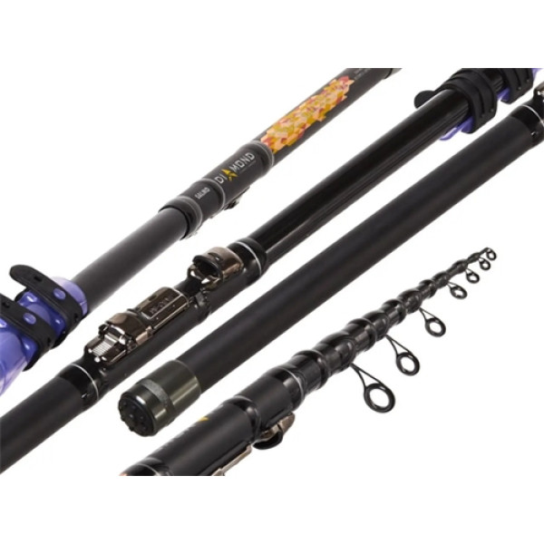 Salmo Diamond Travel Bolognese 4m 3-15g float rod with rings (2249-400)