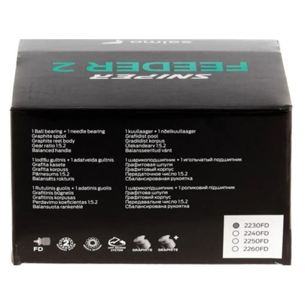 Катушка Salmo Sniper FEEDER 2 6000FD (2260FD)