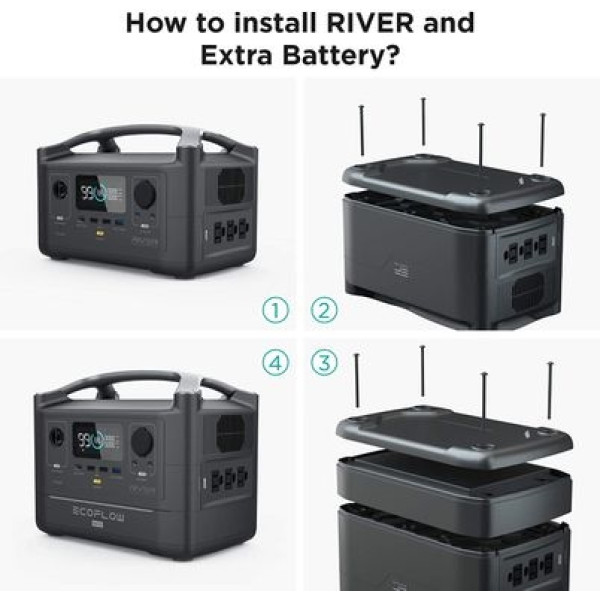 EcoFlow RIVER Extra Battery (288 Wh)