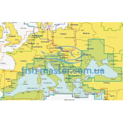 Карта Navionics Днепр и Средиземное-Черное море