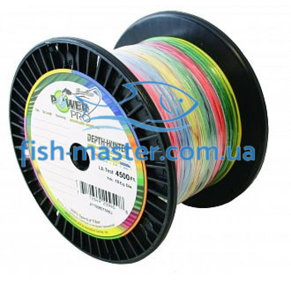Cord Power Pro 1600m Depth-Hunter Multi Color 0.13mm 8kg/18lb