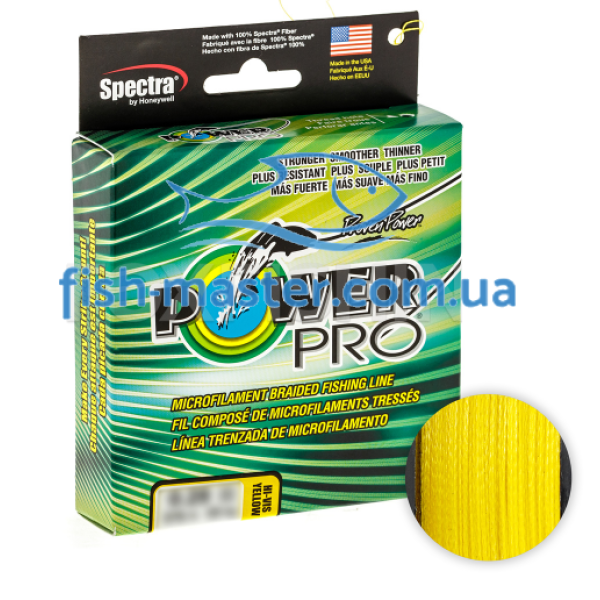 Power Pro 275m Hi-Vis Yellow 0.41mm 40kg/88lb Line
