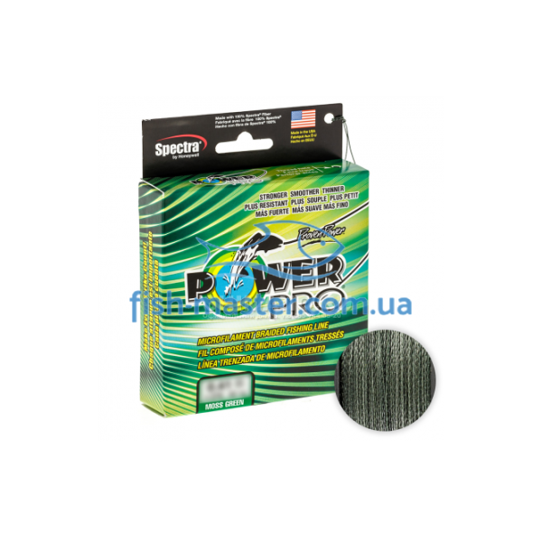 Cord Power Pro 455m Moss Green 0.13mm 8kg/18lb